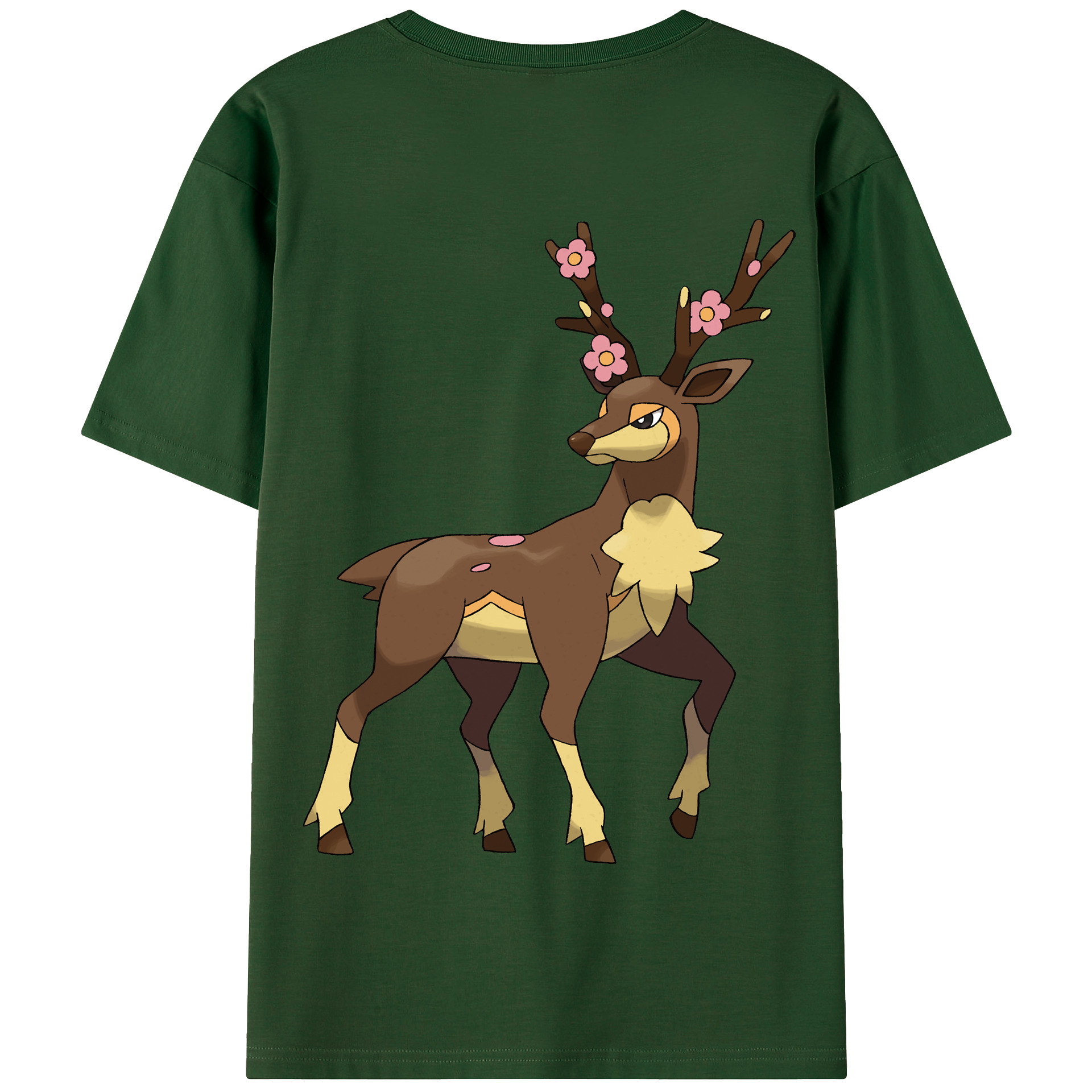 （画像用） ポケットモンスター Pokémon 綿100％半袖Tシャツ（背面プリント）
